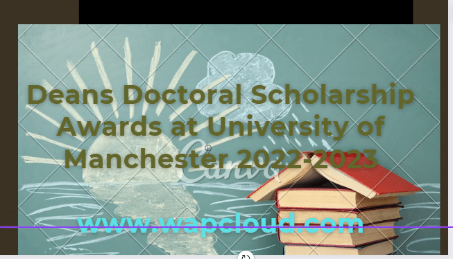 Deans  Doctoral Scholarship